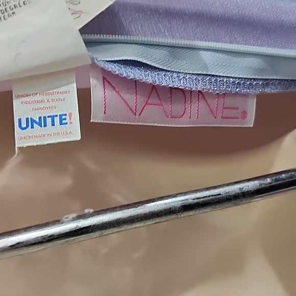 Nadine Dress Vintage 90s Mesh Overlay Maxi Blue Size 9 - Picture 12 of 14